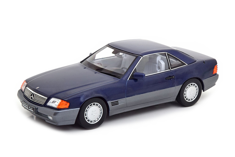 MERCEDES 500 SL R129 CONVERTIBLE WITH HARDTOP 1993 BLUE-METALLIC LIMITED EDITION 750 PCS