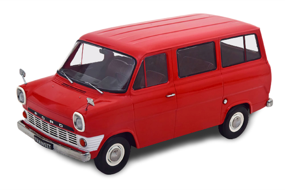 FORD TRANSIT MK1 BUS 1965 RED LIMITED EDITION 500 PCS