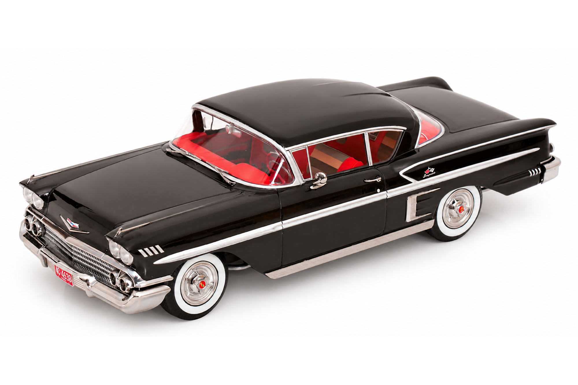 CHEVROLET BEL AIR IMPALA COUPE 1958 BLACK / ШЕВРОЛЕ БЕЛ ЭЙР ИМПАЛА КУПЕ 1958 ЧЕРНЫЙ