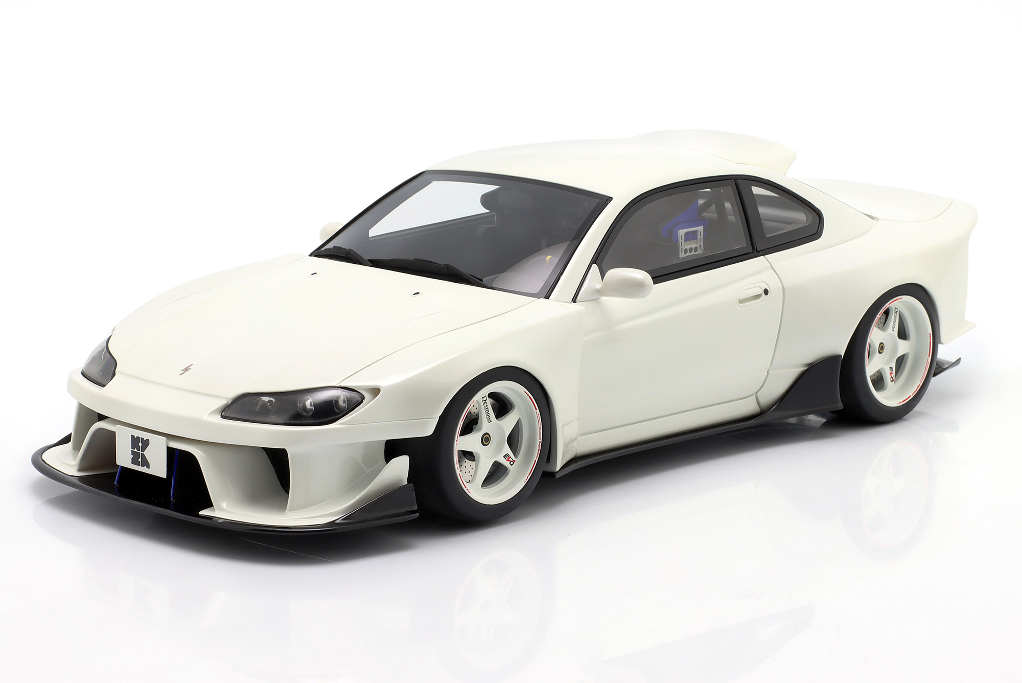 NISSAN SILVIA (S15) COUPE KHYZYL SALEEM 2002 WHITE / НИССАН СИЛЬВИЯ S15 КУПЕ КХЙЗЙЛ САЛИМ БЕЛЫЙ