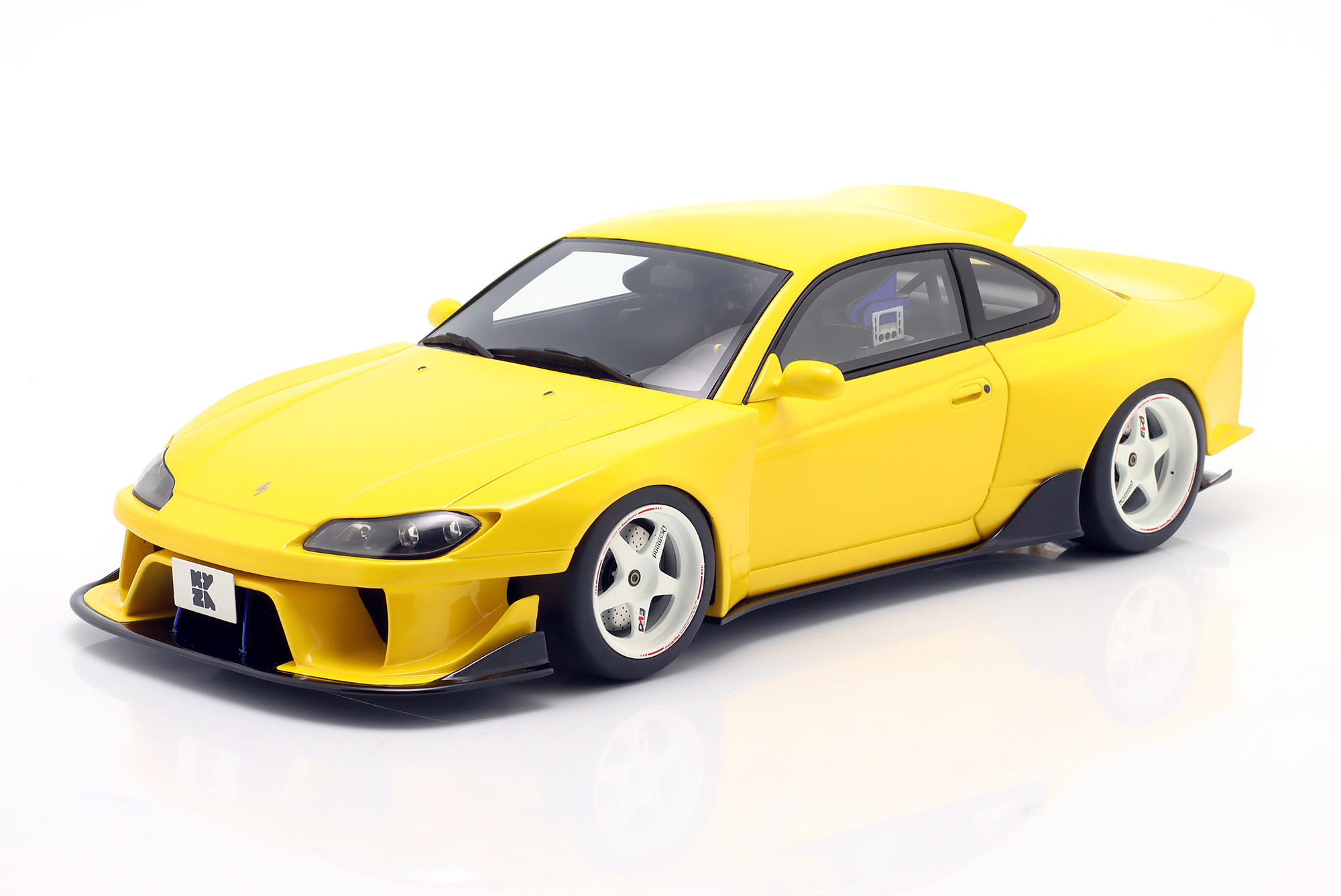 NISSAN SILVIA (S15) COUPE KHYZYL SALEEM 2002 YELLOW / НИССАН СИЛЬВИЯ S15 КУПЕ КХЙЗЙЛ САЛИМ ЖЕЛТЫЙ