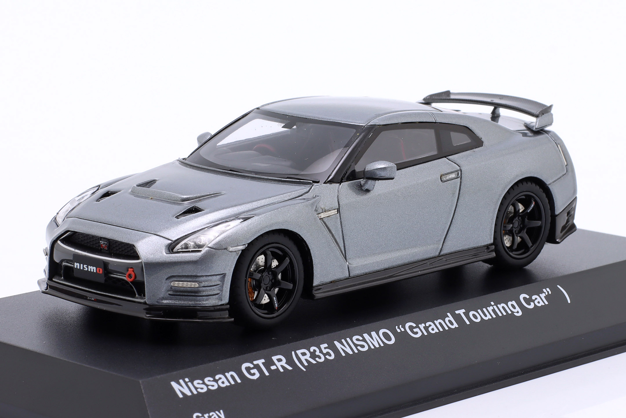 NISSAN SKYLINE GT-R (R35) NISMO GRAND TOURING CAR 2018 GREY / НИССАН СКАЙЛАЙН ГТ-Р R35 НИСМО ГРАНД ТУРИНГ АВТОМОБИЛЬ СЕРЫЙ