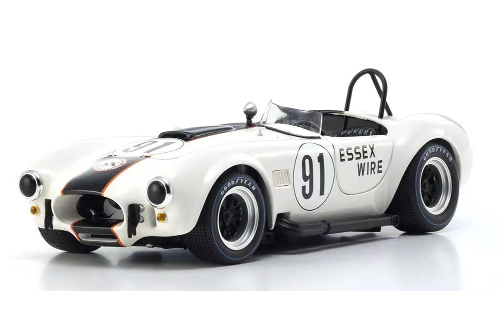 SHELBY COBRA 427 S/C ESSEX WIRE WHITE/DARK BLUE (08047EW)