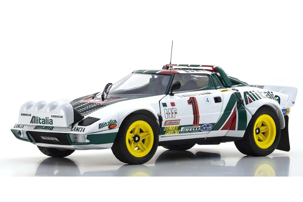LANCIA STRATOS HF RALLYE MONTE CARLO 1977 WINNER MUNARI/MAIGA (08130A) 1:18