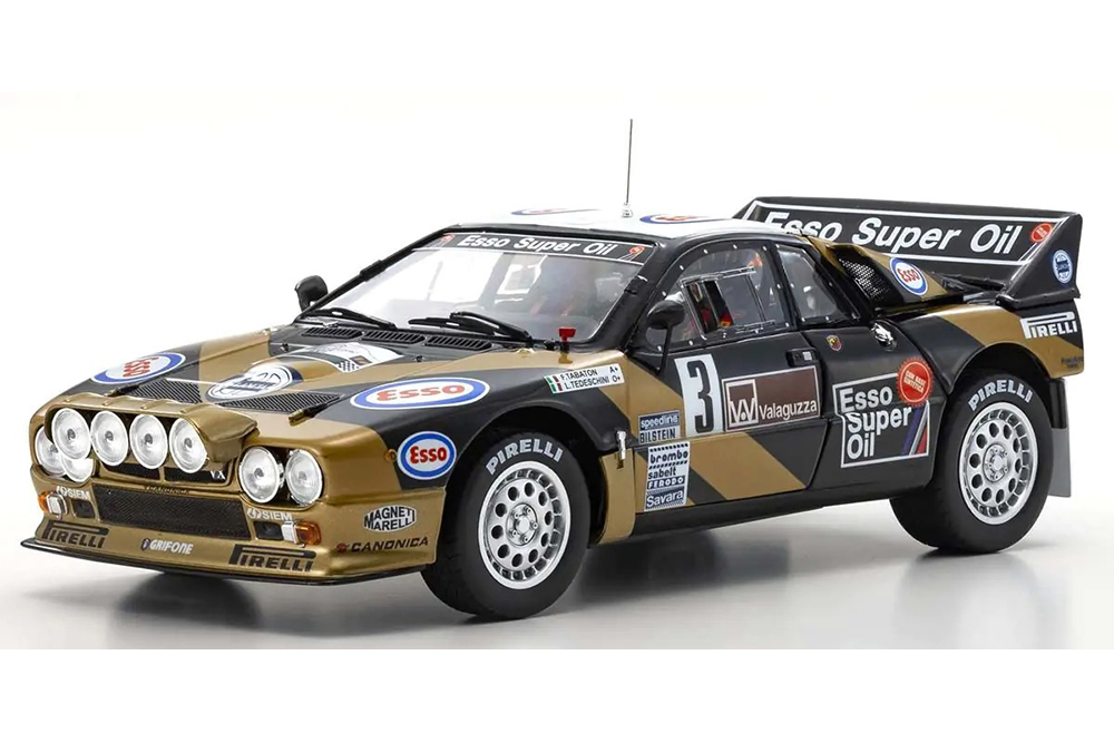 LANCIA RALLYE 037 #3 TARGA FLORIO TABATON/TEDESCHINI 1985 (08306H) 1:18