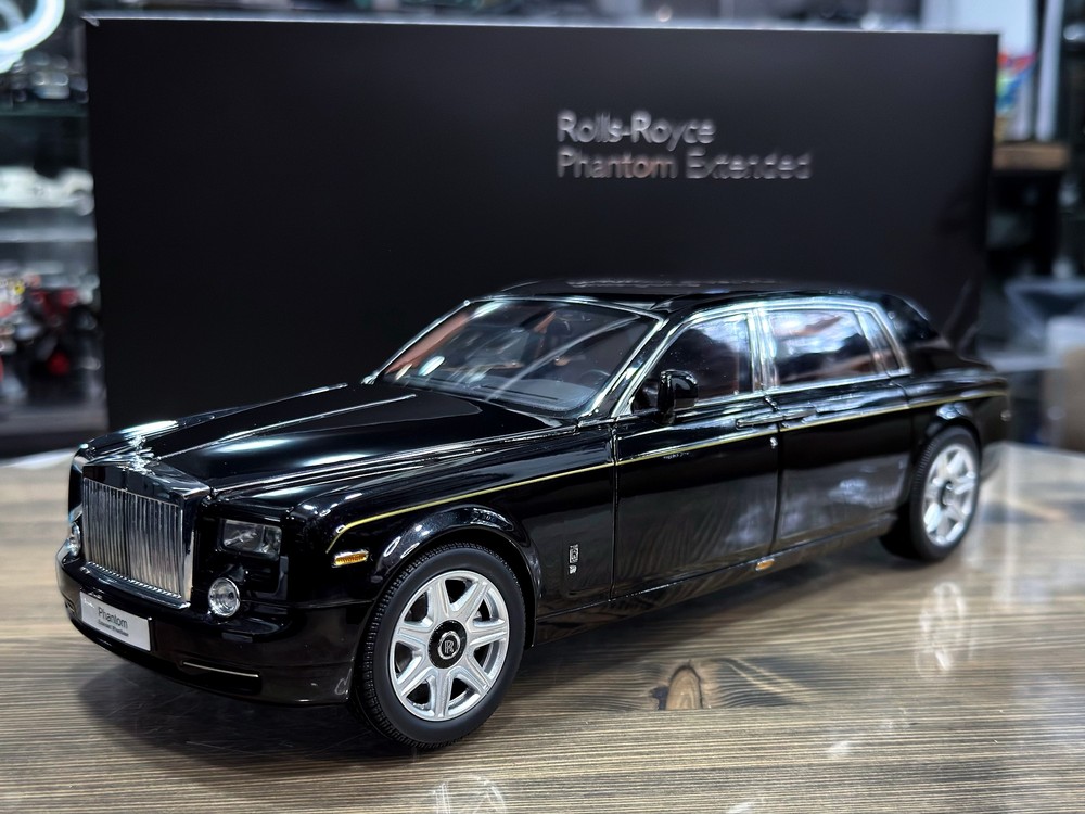 ROLLS-ROYCE PHANTOM EXTENDED DIAMOND BLACK / РОЛЛС-РОЙС ФАНТОМ УДЛИНЕННЫЙ ДИАМАНТОВО-ЧЕРНЫЙ