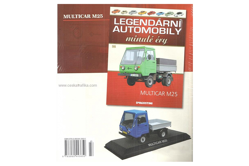 MULTICAR M25, LEGENDARNI AUTOMOBILY MINULE ERY 98