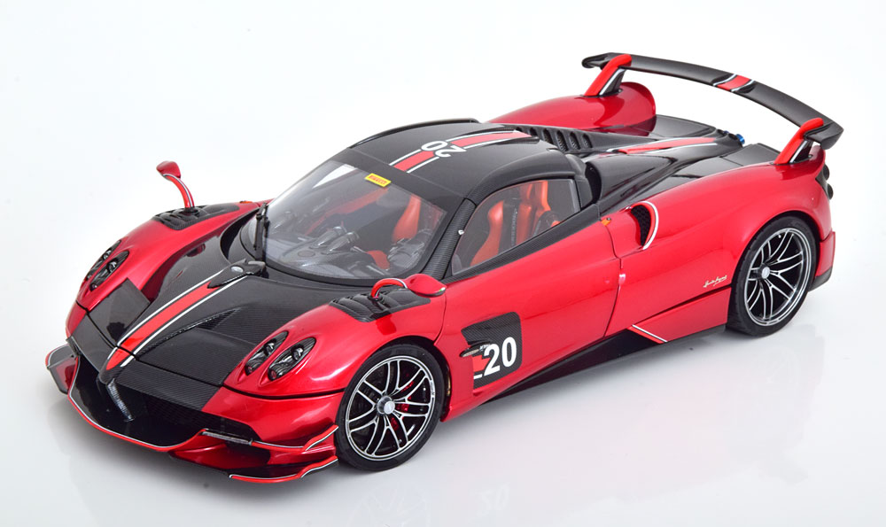 PAGANI HUAYRA BC ROADSTER 2016 REDMETALLIC BLACK