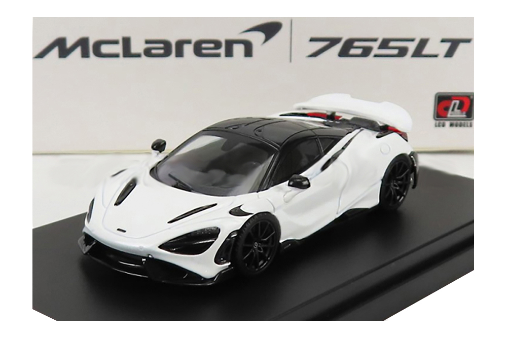 MCLAREN 765LT 2020, WHITE (ДЛИНА МОДЕЛИ 6-10 СМ)