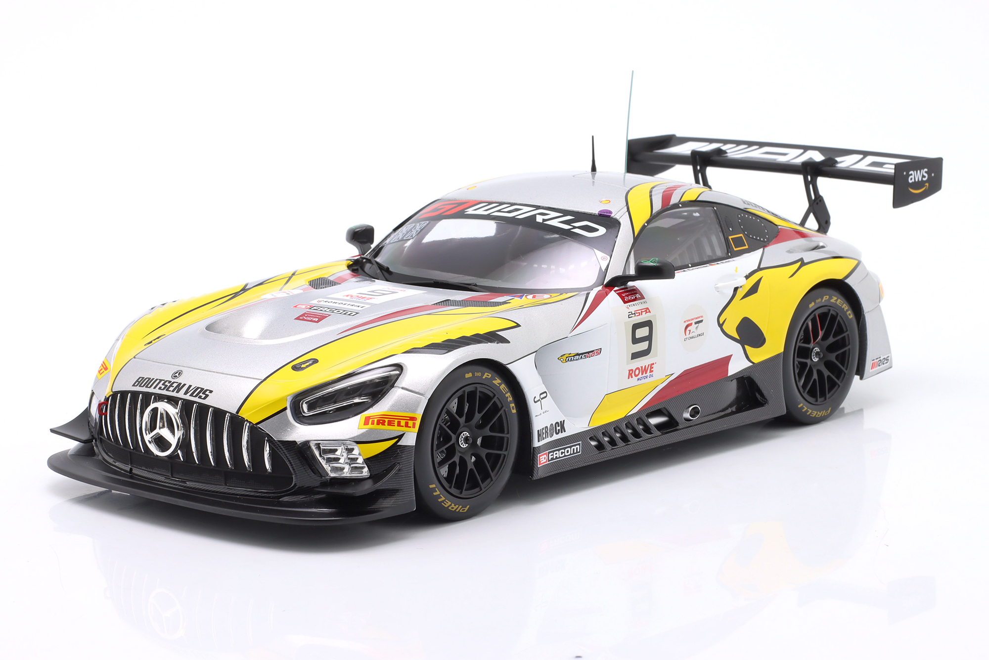 MERCEDES-AMG GT3 EVO #9 24H SPA 2025 BOUTSEN VDS RACING TEAM / МЕРСЕДЕС-АМГ ГТ3 ЭВО 24 ЧАСА СПА БУЦЕН ВДС КОМАНДА