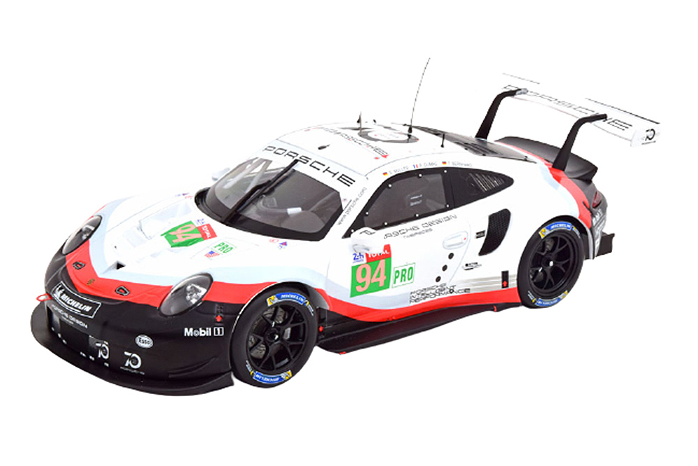 PORSCHE 911 (991) RSR #94 24H LE MANS DUMAS/BERNHARD/MULLER 2018