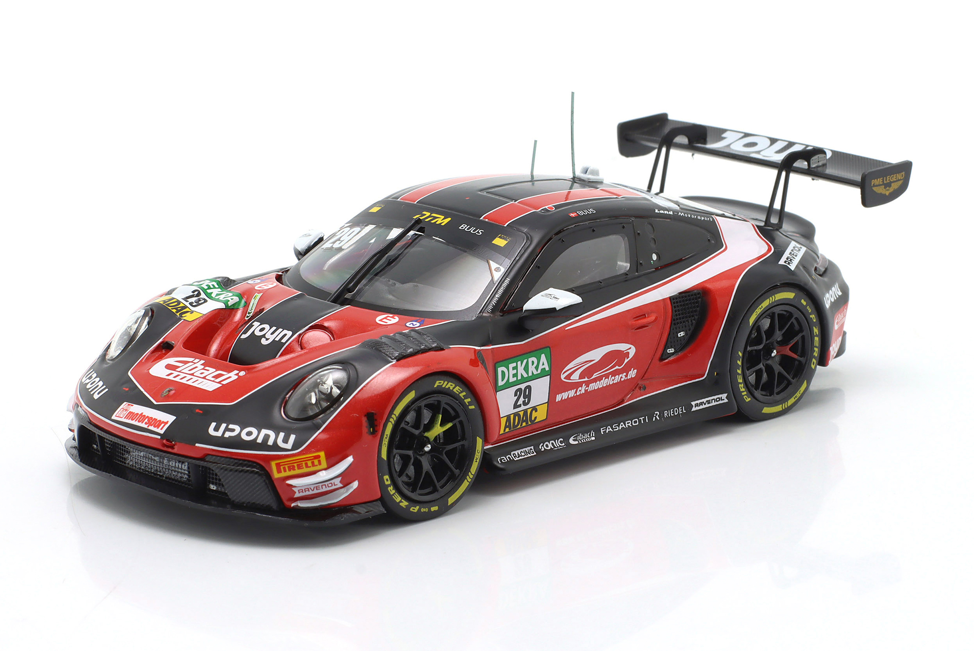 PORSCHE 911 GT3 R #29 DTM 2026 BASTIAN BUUS LAND MOTORSPORT SIGNATURE EDITION / ПОРШЕ 911 ГТ3 ДТМ БАСТИАН БУУС ЛАНД МОТОРСПОРТ АВТОГРАФ