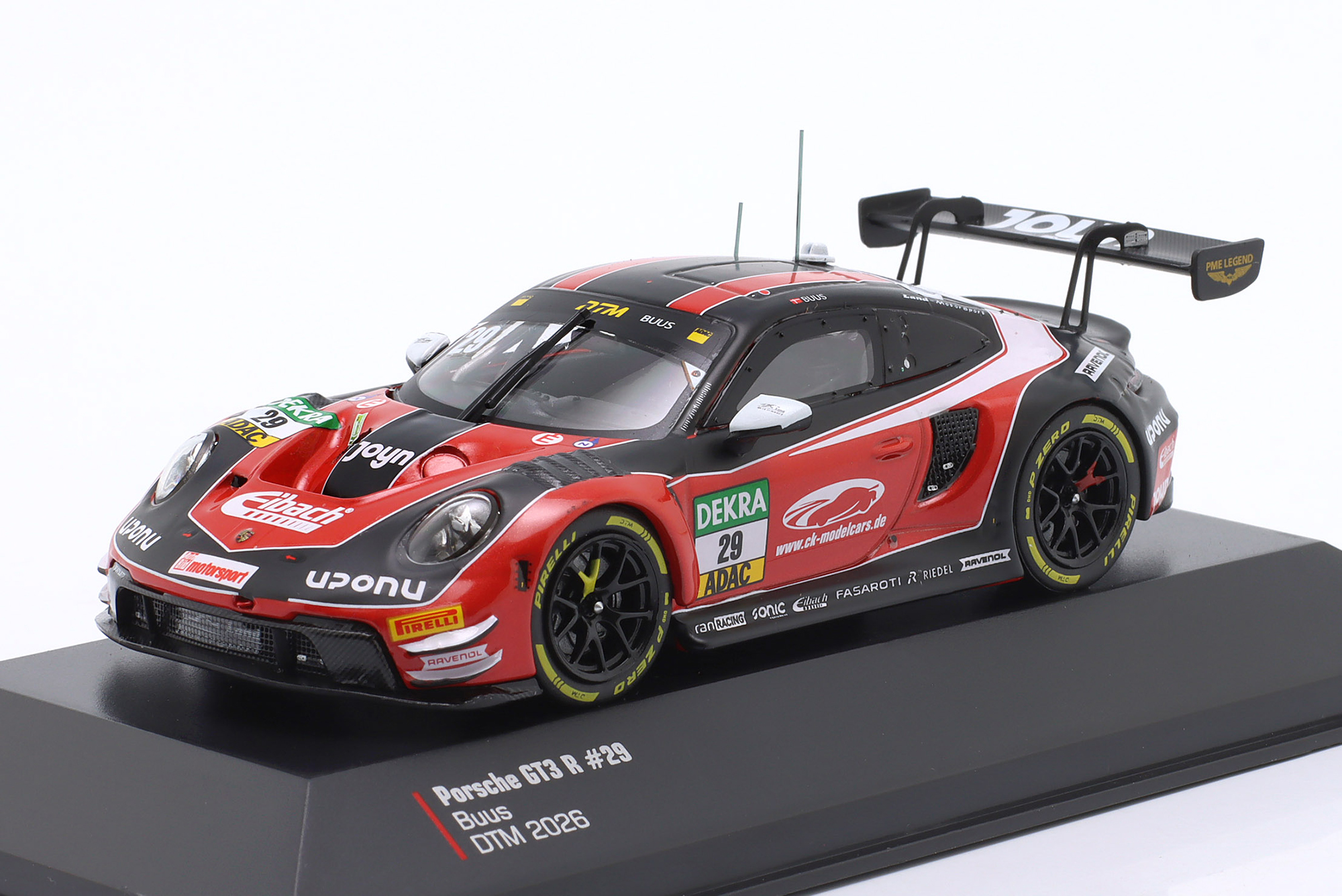 PORSCHE 911 GT3 R #29 DTM 2026 BASTIAN BUUS LAND MOTORSPORT / ПОРШЕ 911 ГТ3 ДТМ БАСТИАН БУУС ЛАНД МОТОРСПОРТ