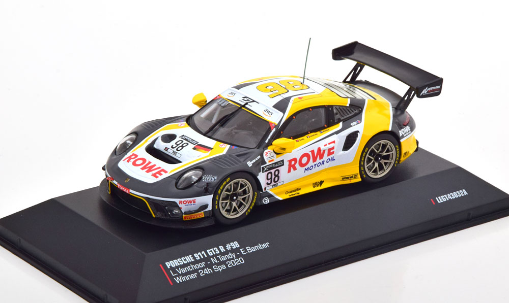 PORSCHE 911 GT3 R WINNER 24H SPA 2020 ROWE RACING