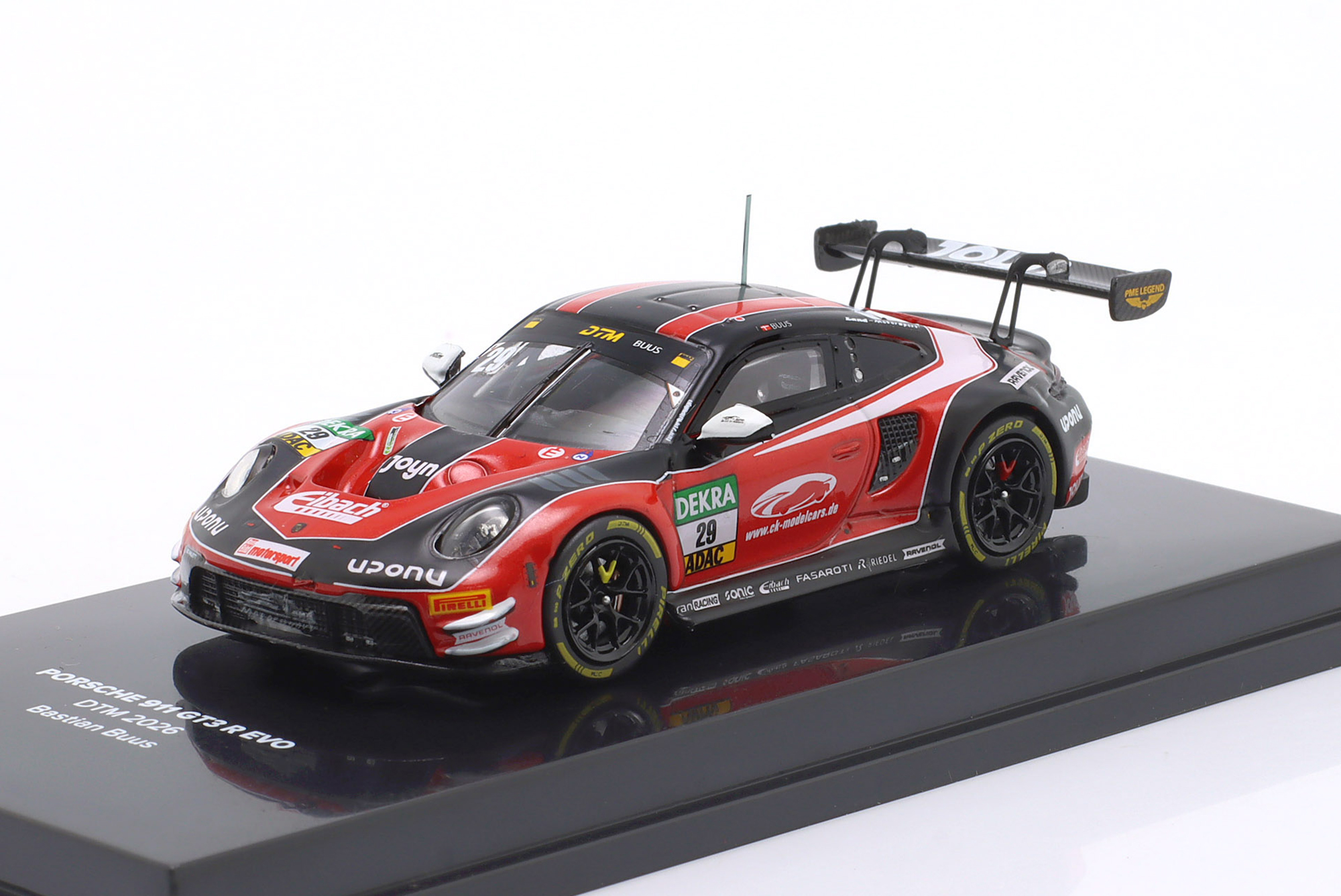 PORSCHE 911 GT3 R #29 DTM 2026 BASTIAN BUUS LAND MOTORSPORT / ПОРШЕ 911 ГТ3 ДТМ БАСТИАН БУУС ЛАНД МОТОРСПОРТ
