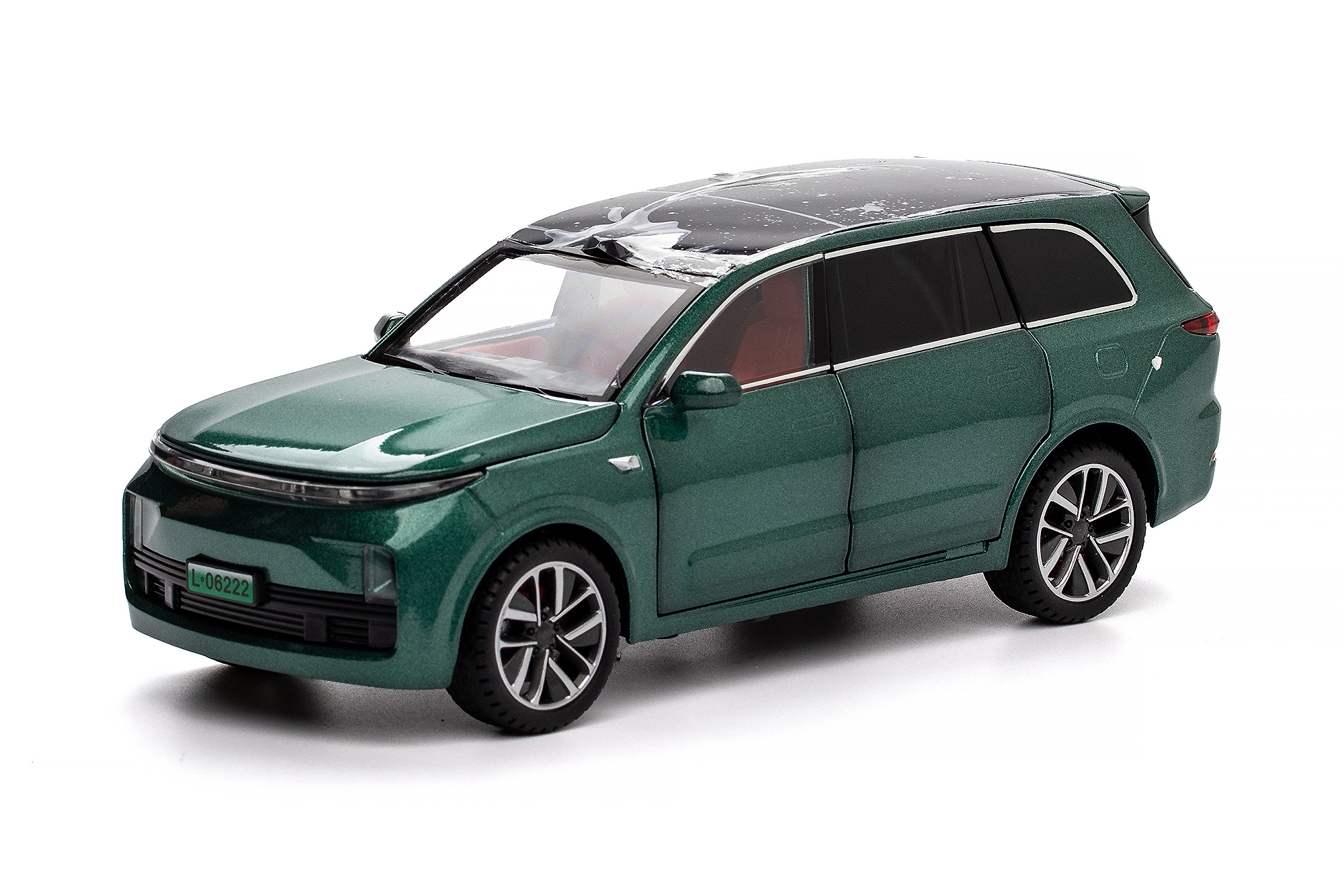 LIXIANG (LI AUTO) L9 2025 GREEN / ЛИСЯН L9 2025 ТЕМНО-ЗЕЛЕНЫЙ (ДЛИНА 20 СМ, БЕЗ УПАКОВКИ)