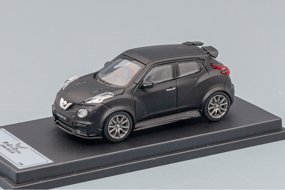 NISSAN JUKE-R 2.0 YF15 (2015), MATT BLACK (ДЛИНА МОДЕЛИ 6-10 СМ)