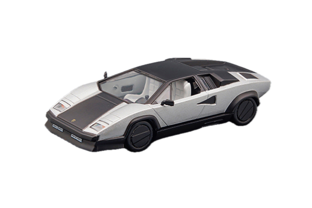 LAMBORGHINI COUNTACH EVOLUZIONE (1987), SILVER / MATT BLACK