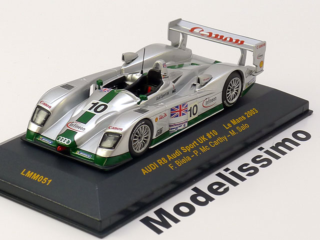 AUDI R8 NO 10 24H LE MANS 2003