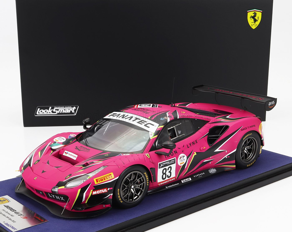 FERRARI 488 GT3 EVO 3.9L TURBO V8 TEAM IRON DAMES #83 WINNER GOLD CUP CLASS 24H SPA 2022