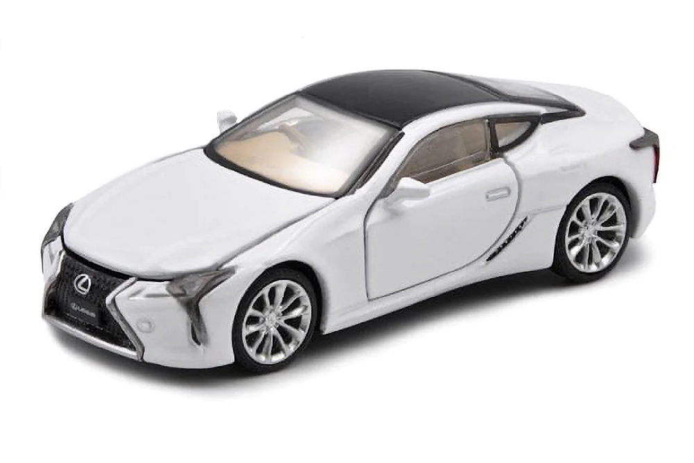 LEXUS LC500 WHITE BLACK (ДЛИНА МОДЕЛИ 6-10 СМ)