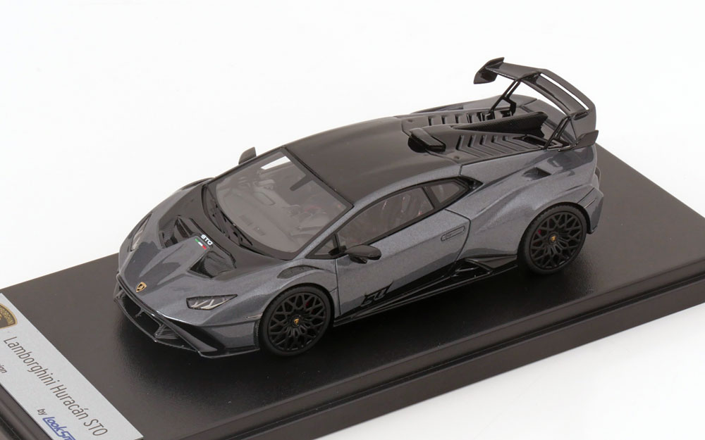 LAMBORGHINI HURACAN STO 2021 GREYMETALLIC BLACK