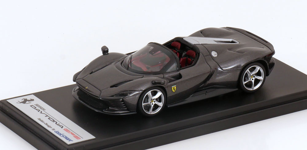 FERRARI DAYTONA SP3 ROOF OPEN DARKGREY-METALLIC