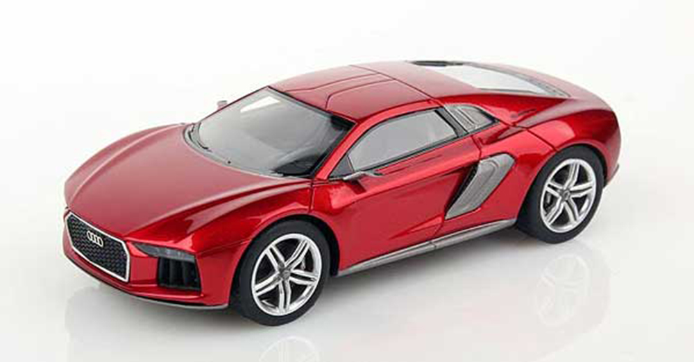 AUDI NANUK QUATTRO CONCEPT FRANKFURT MOTORSHOW 2013 METALLIC RED