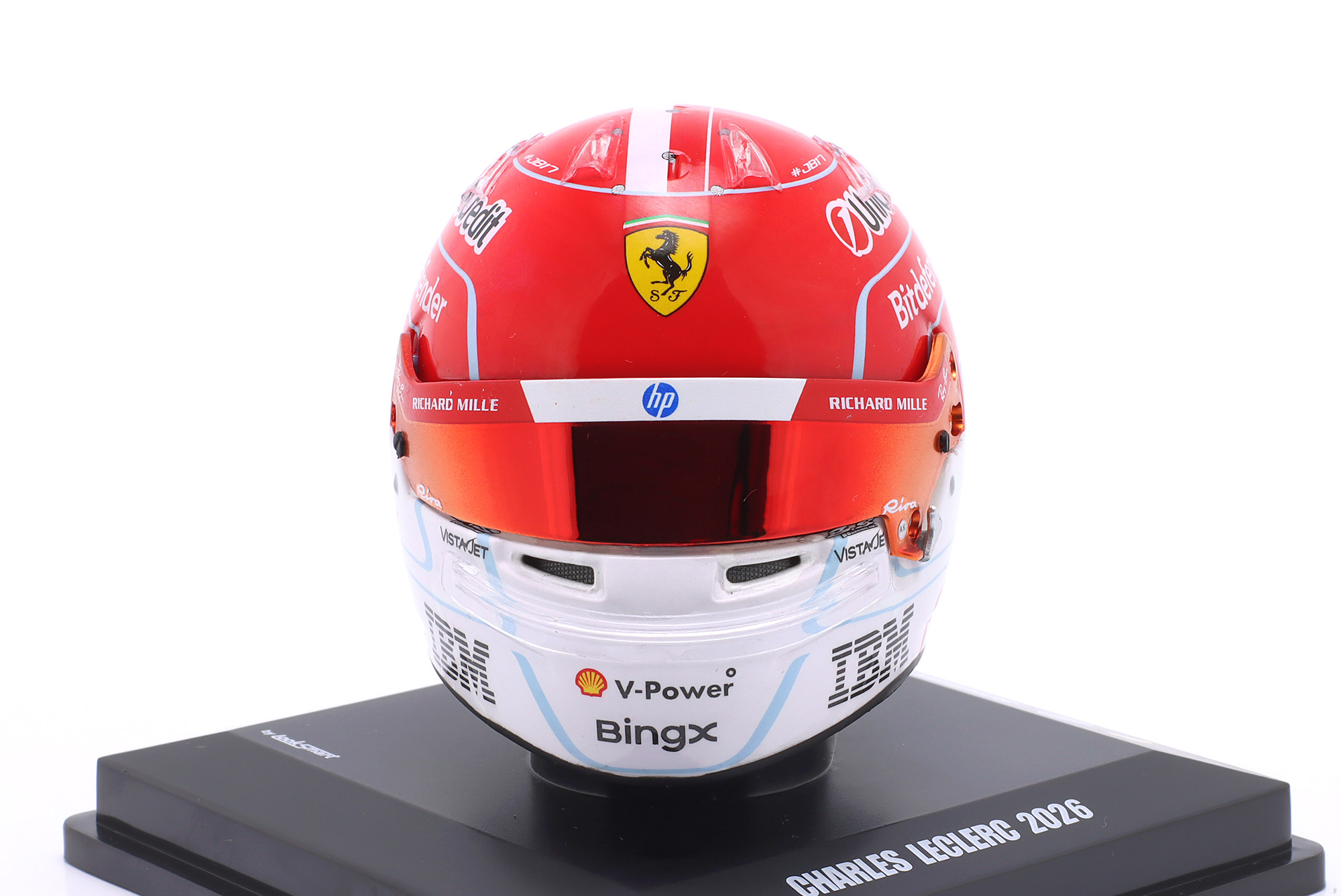 ШЛЕМ CHARLES LECLERC SCUDERIA FERRARI #16 2026 FORMULA 1 / ШАРЛЬ ЛЕКЛЕР СКУДЕРИЯ ФЕРРАРИ ФОРМУЛА-1