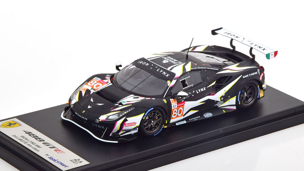 FERRARI 488 GTE EVO #80 IRON LYNX 24H LE MANS MATTEO CRESSONI (2021)