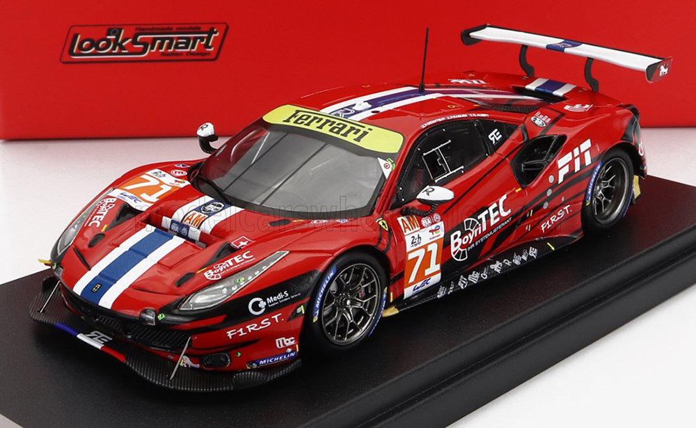 FERRARI 488 GTE EVO 3.9L TURBO V8 TEAM SPIRIT OF RACE N71 24H LE MANS (2022) F.DEZOTEUX - P.RAGUES - G.AUBRY, RED