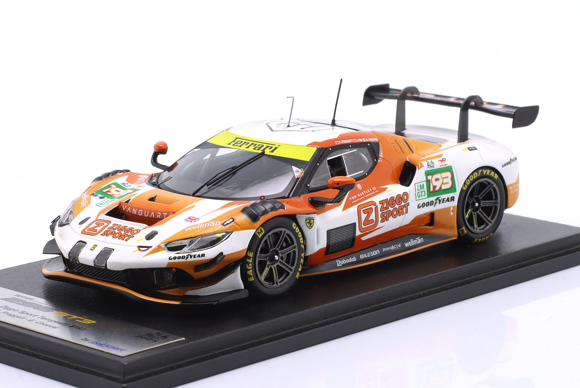 FERRARI 296 GT3 #193 24H LEMANS 2025 ZIGGO SPORT TEMPESTA / ФЕРРАРИ 296 ГТ3 24 ЧАСА ЛЕ-МАН ЗИГГО СПОРТ ТЕМПЕСТА