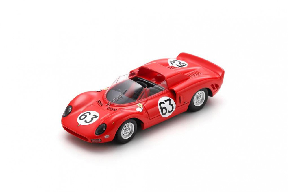 FERRARI 275 P2 TEAM SEFAC SPA #63 ПОБЕДИТЕЛЬ 1000KM MONZA (1965) JEAN GUICHET MIKE PARKES / ФЕРРАРИ 275 P2 КОМАНДА СЕФАК СПА 1000 КМ МОНЗА ЖАН ГУИЧЕТ МИКЕ ПАРКЕС