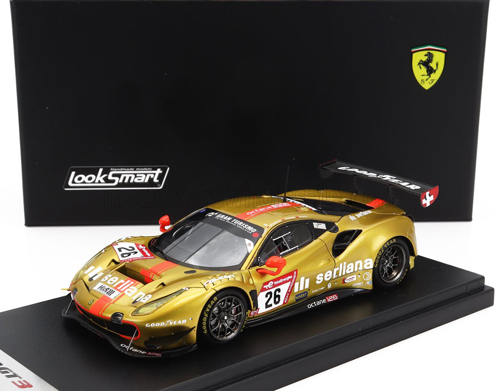 FERRARI 488 GT3 EVO 3.9L TURBO V8 TEAM OCTANE126 SERLIANA #26 POLE POSITION 24H NURBURGRING 2022