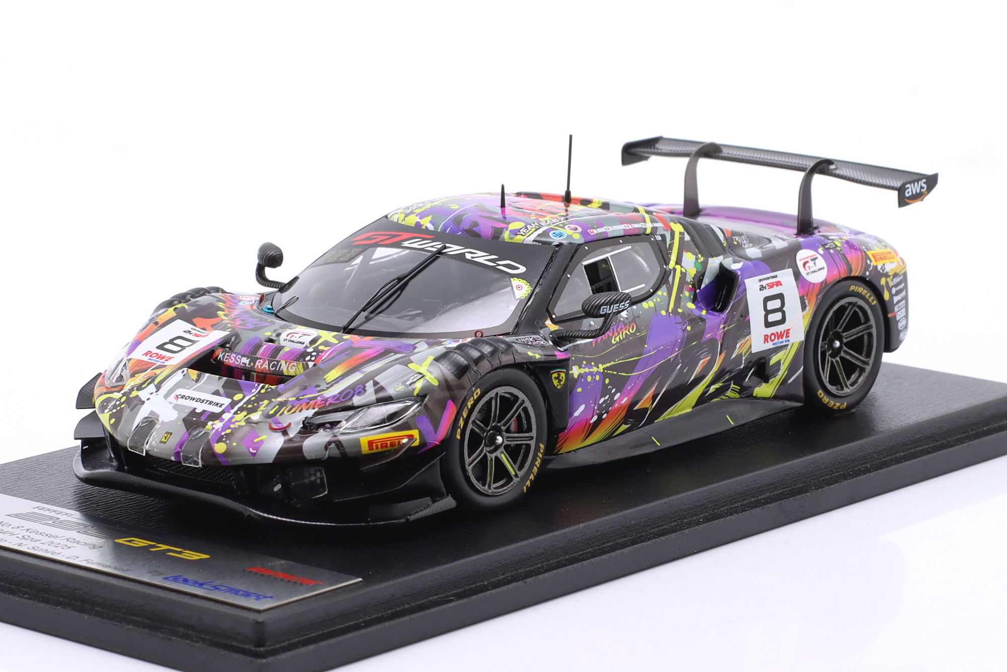 FERRARI 296 GT3 #8 24H SPA 2025 KESSEL RACING / ФЕРРАРИ 296 ГТ3 24 ЧАСА СПА КЕССЕЛ