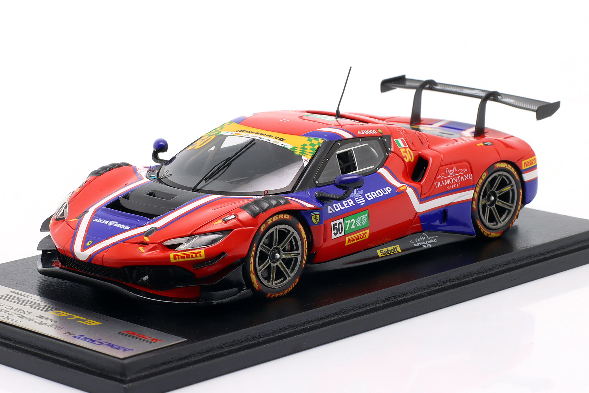 FERRARI 296 GT3 #50 WINNER FIA GT WORLD CUP MACAU 2025 FUOCO / ФЕРРАРИ 296 ГТ3 ПОБЕДИТЕЛЬ ФИА ГТ МИРА КУП МАКАУ ФУОКО