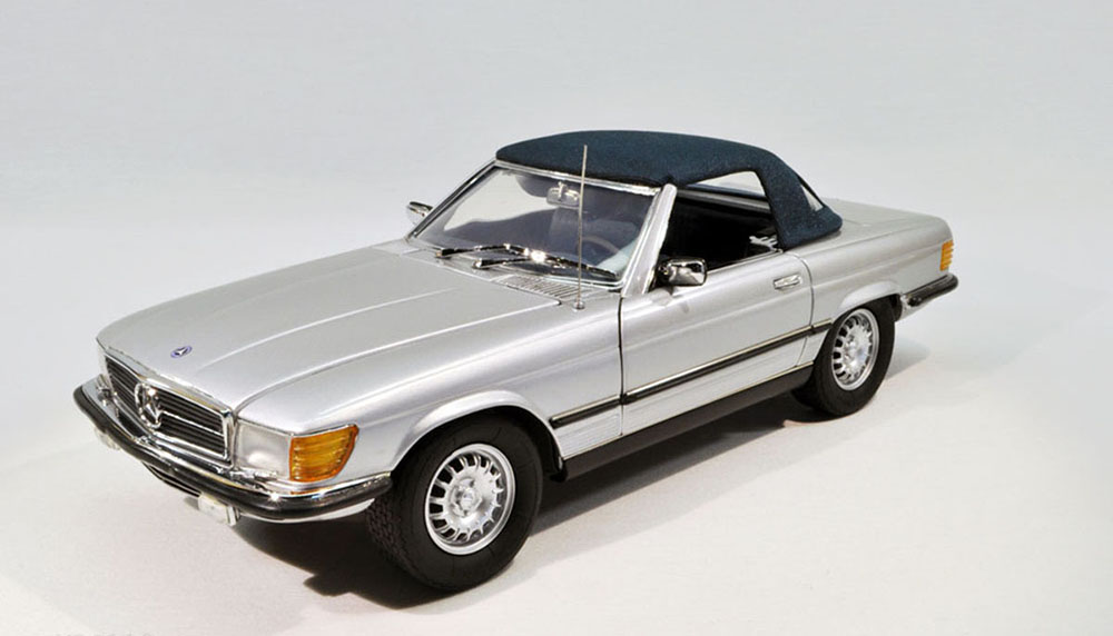 MERCEDES R107 450 SL CABRIOLET WITH CLOSE TOP 1973 SILVER