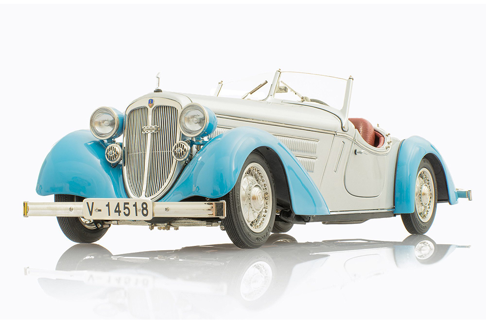 AUDI 225 FRONT ROADSTER 1935 BLUE/SILVER LIMITED EDITION 4000 PCS.