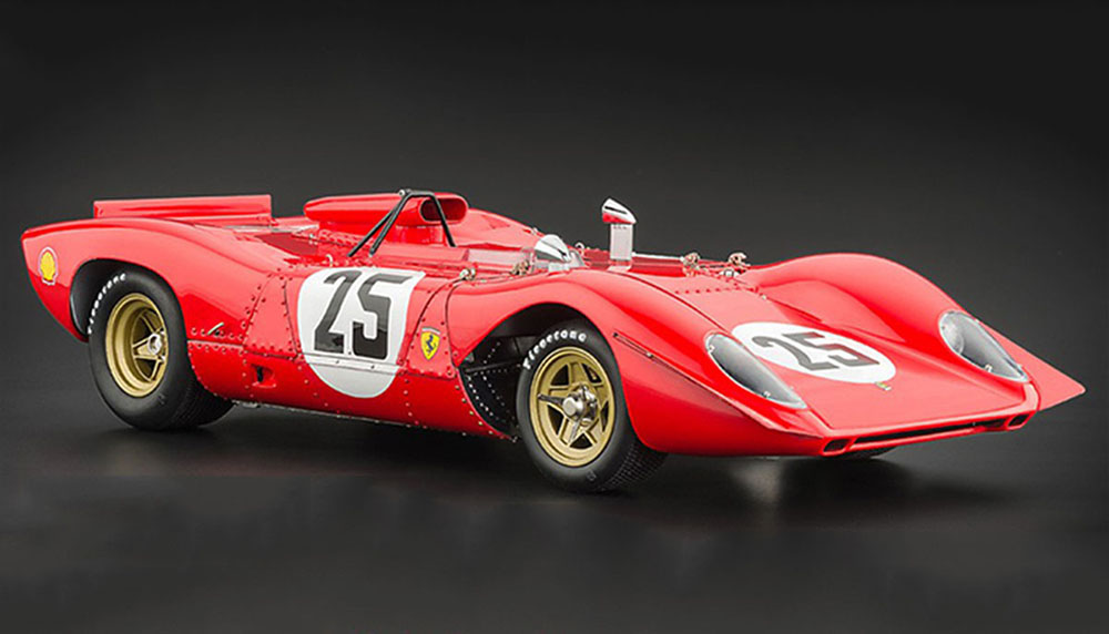 FERRARI 312P SPYDER SEBRING #25 AMON/ANDRETTI 1969