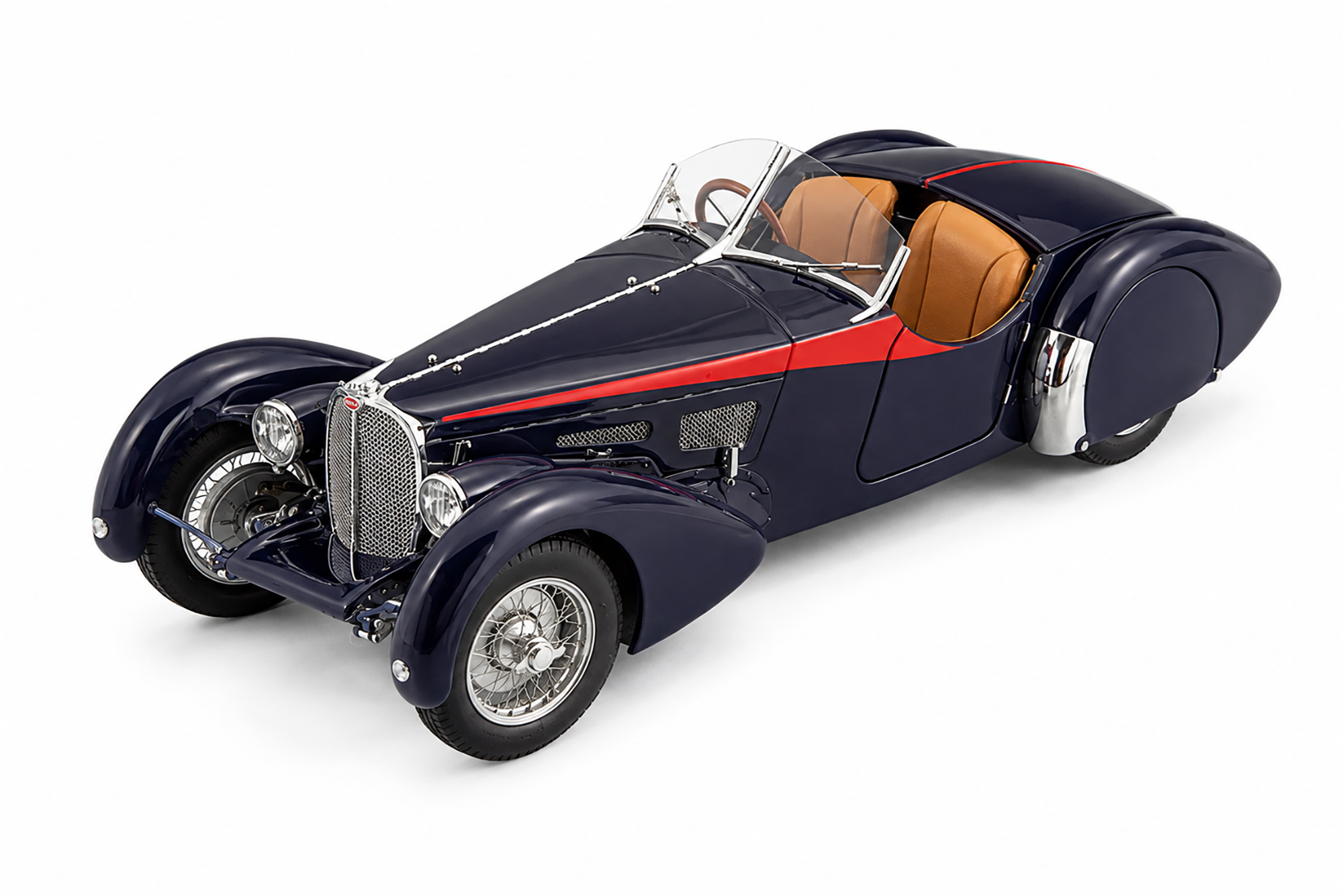 BUGATTI 57 SC CORSICA ROADSTER REDSTRIPES EDITION 1938 BLUE LIMITED EDITION 300 PCS.