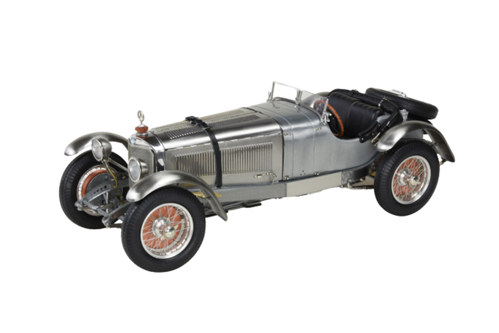 MERCEDES SSK 1930 CLEAR FINISH INCL. SHOWCASE LIMITED EDITION 600PCS.