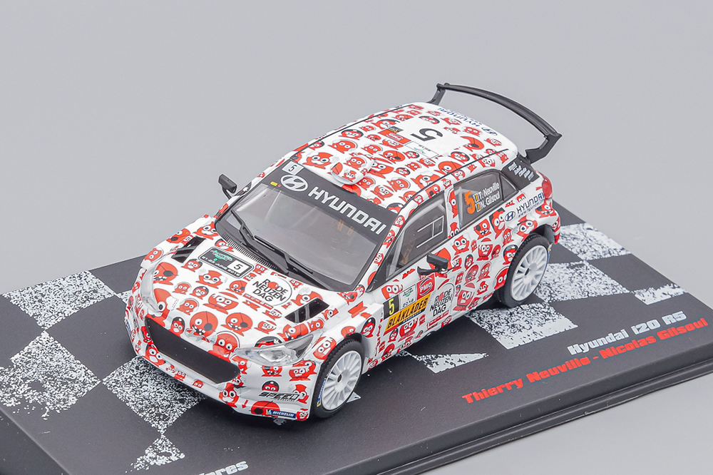 HYUNDAI I20 R5, VAINQUEURS DE RALLYE № 5, WHITE