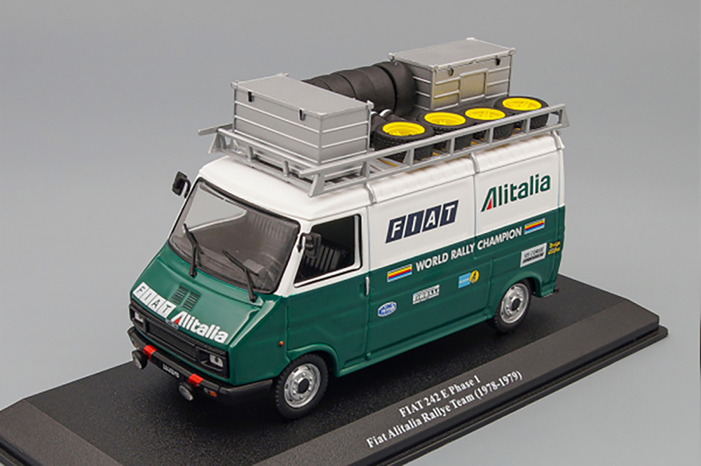 FIAT 242E PHASE 1 TEAM FIAT ALITALIA ИЗ СЕРИИ RALLYE VÉHICULES D'ASSISTANCE