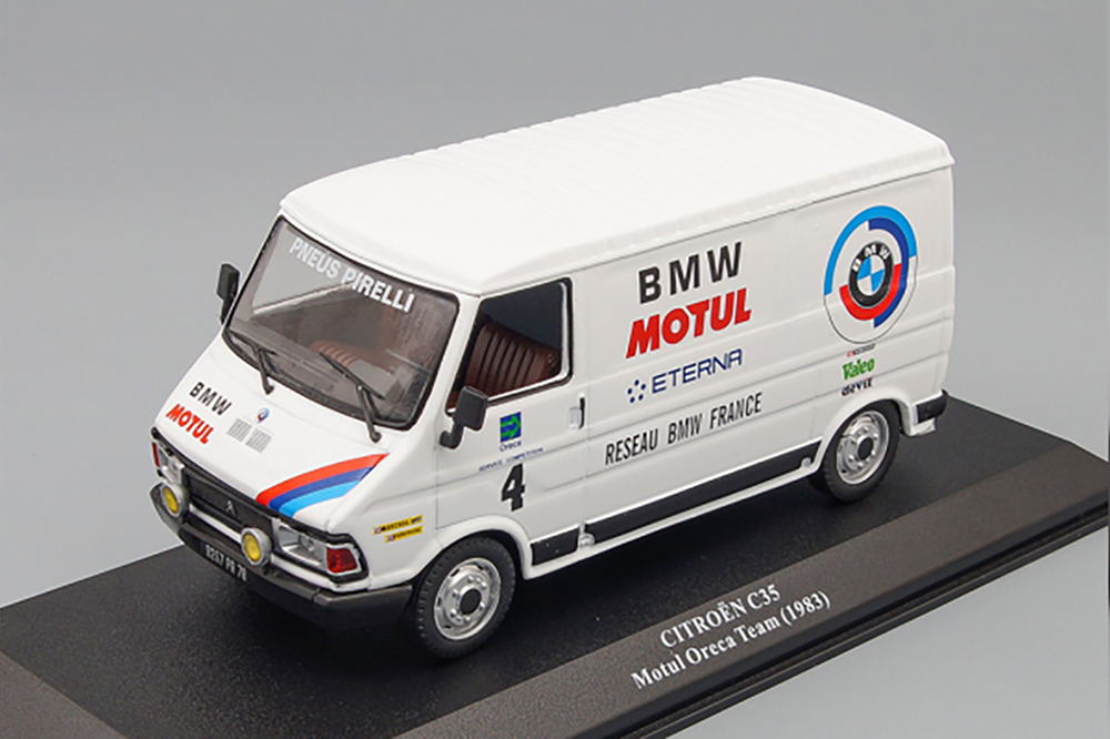 CITROEN C35 TEAM BMW MOTUL ORECA ИЗ СЕРИИ RALLYE VÉHICULES D'ASSISTANCE