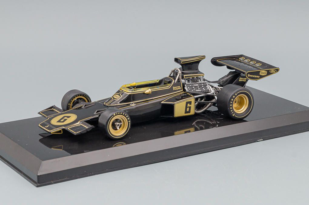 LOTUS 72D #6 "JOHN PLAYER TEAM LOTUS" FITTIPALDI ЧЕМПИОН МИРА 1972, GRANDES FORMULA (С ДЕКАЛЯМИ JPS)
