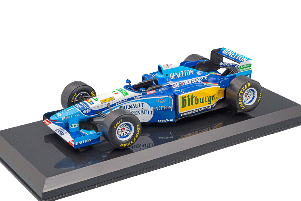 BENETTON B195 #1 "MILD SEVEN BENETTON RENAULT TEAM" MICHAEL SCHUMACHER ПОБЕДИТЕЛЬ MONACO GP ЧЕМПИОН МИРА 1995
