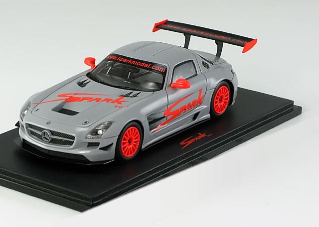 MERCEDES SLS GT3 TOY FAIR NUERNBERG 2011 MATT-GREY