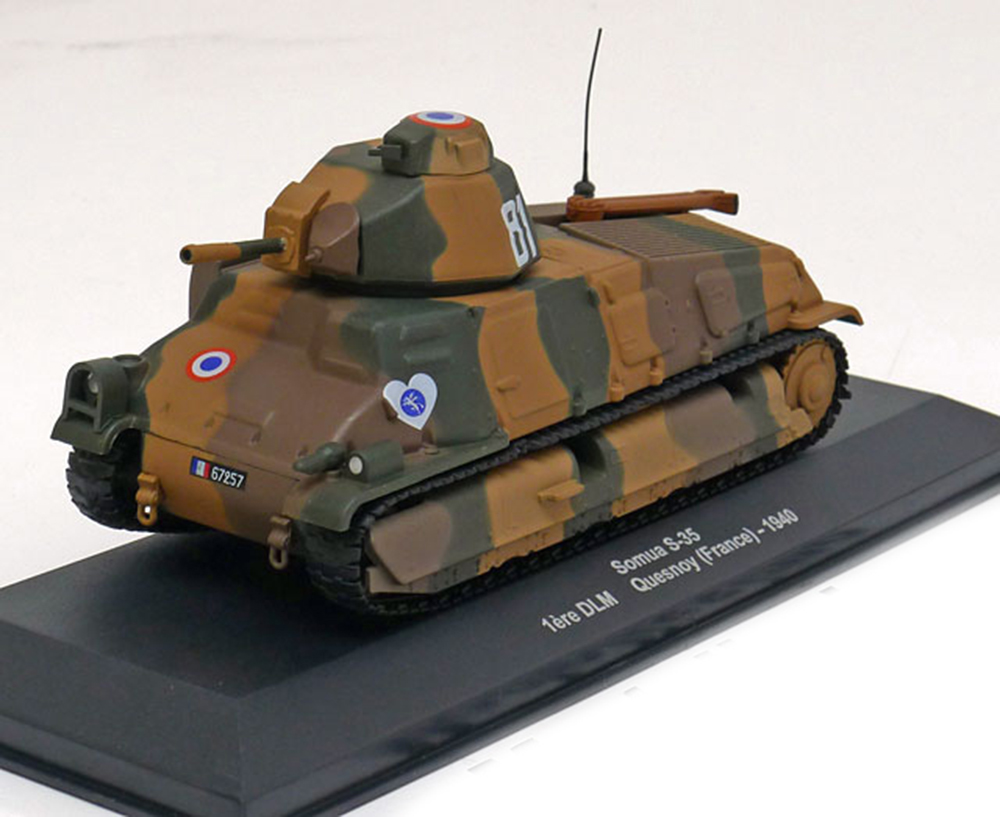 TANK SOMUA S-35 1ÈRE DLM QUESNOY FRANCE 1940
