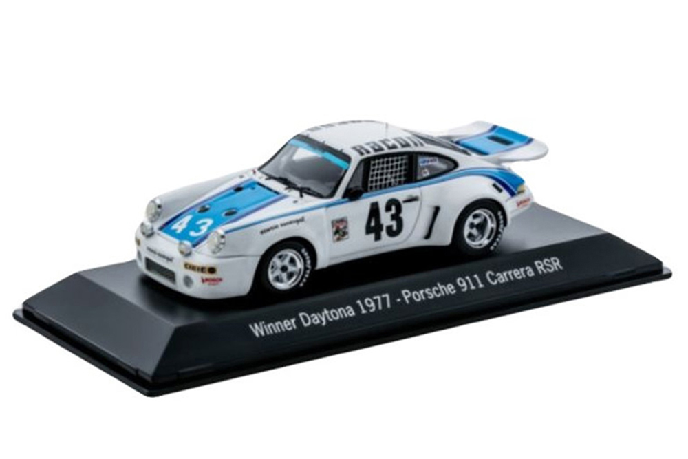 PORSCHE 911 CARRERA RSR N 43 ПОБЕДИТЕЛЬ 24H DAYTONA 1977 H.HAYWOOD - J.GRAVES - D.HELMICK
