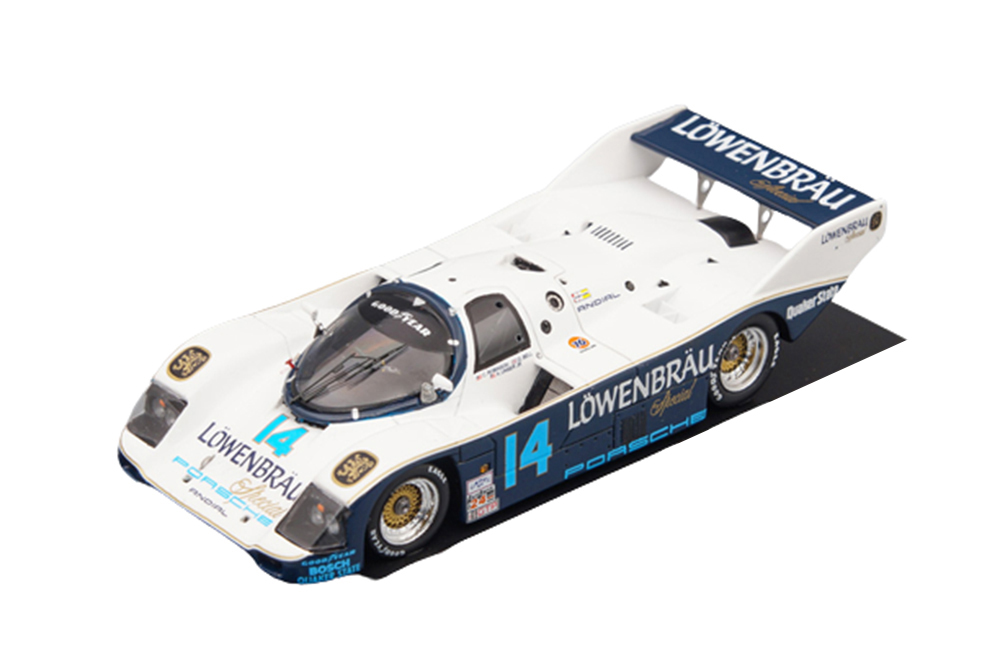 PORSCHE 962C #14 WHITE / BLUE / ПОРШЕ 962C #14 БЕЛЫЙ / СИНИЙ
